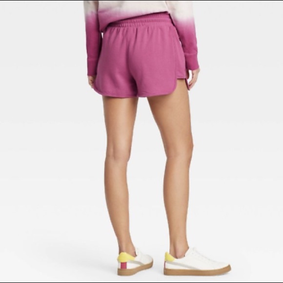 Universal Thread Pink French Terry Lounge Shorts XS Drawstring NWT - Picture 3 of 8